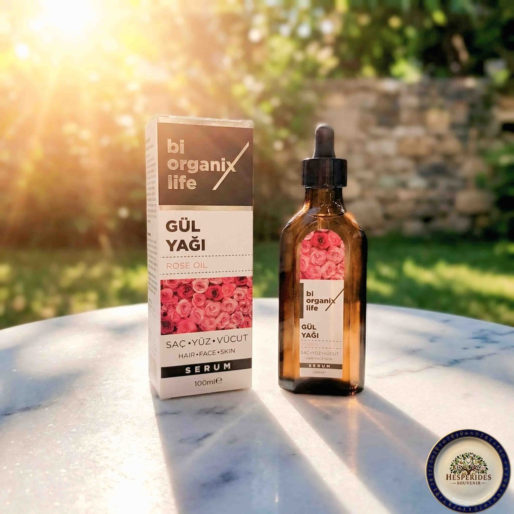 Hesperides Souvenirs Gül Yağı Serumu 100 ml - Aydınlatıcı ve Nemlendirici Cilt & Saç Bakım Yağı Diğer Fiyatı