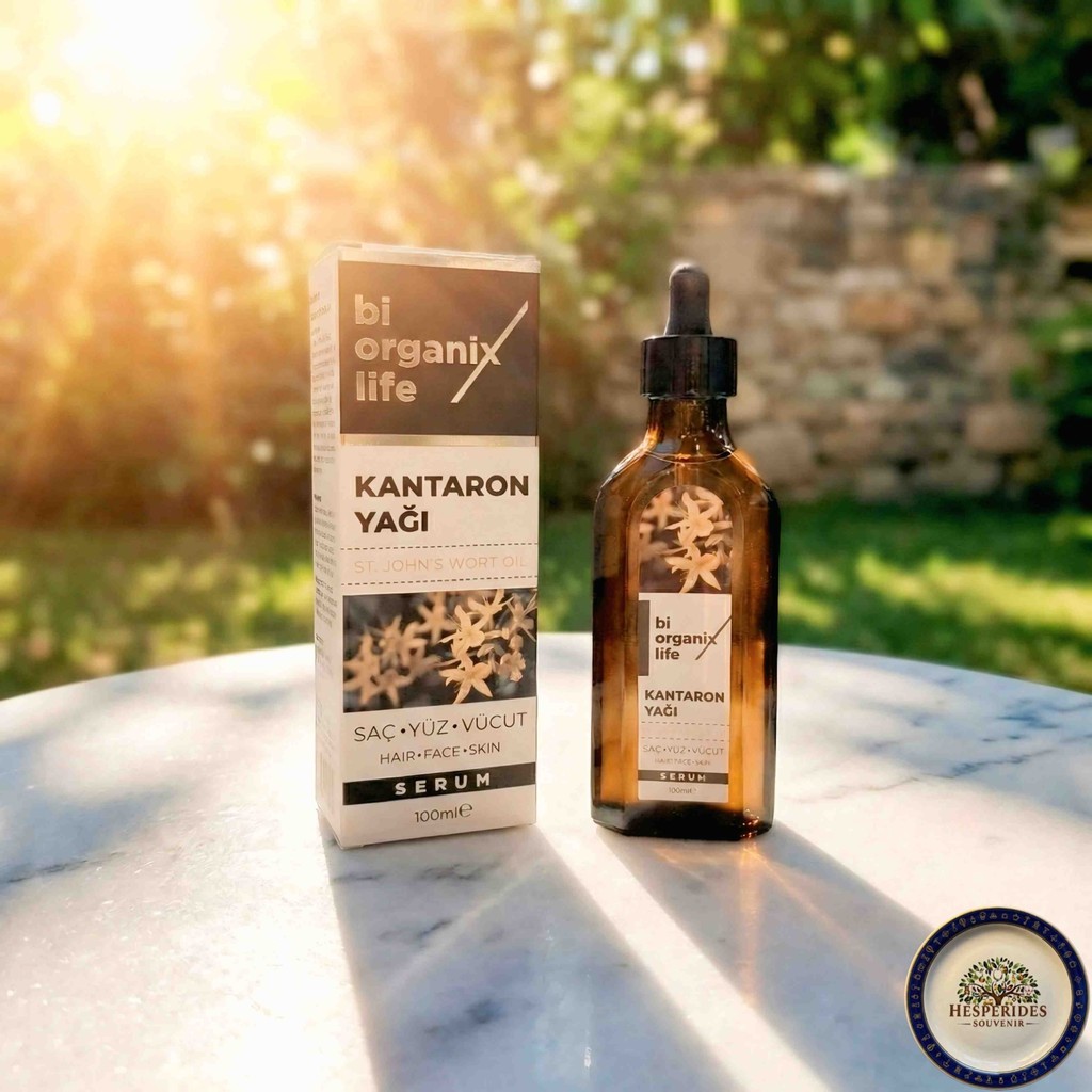 Hesperides Souvenirs Kantaron Yağı Serumu 100 ml - Aydınlatıcı ve Nemlendirici Cilt & Saç Bakım Yağı Diğer Fiyatı