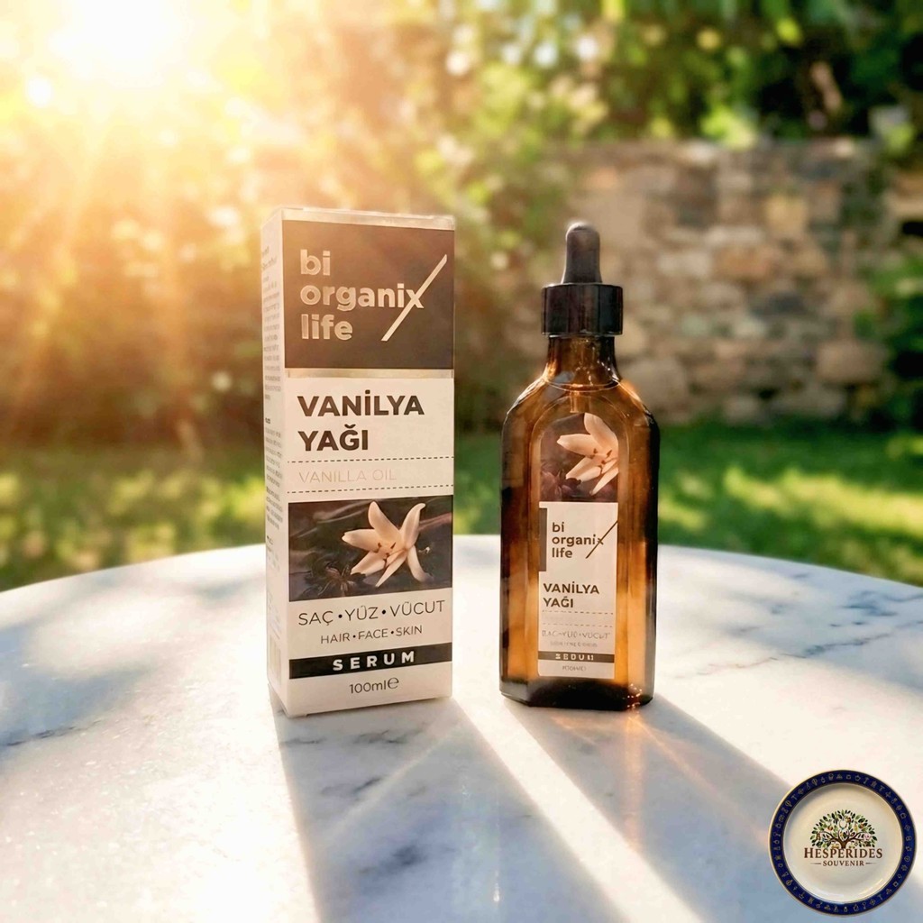 Hesperides Souvenirs Vanilya Yağı Serumu 100 ml - Aydınlatıcı ve Nemlendirici Cilt & Saç Bakım Yağı Diğer Fiyatı
