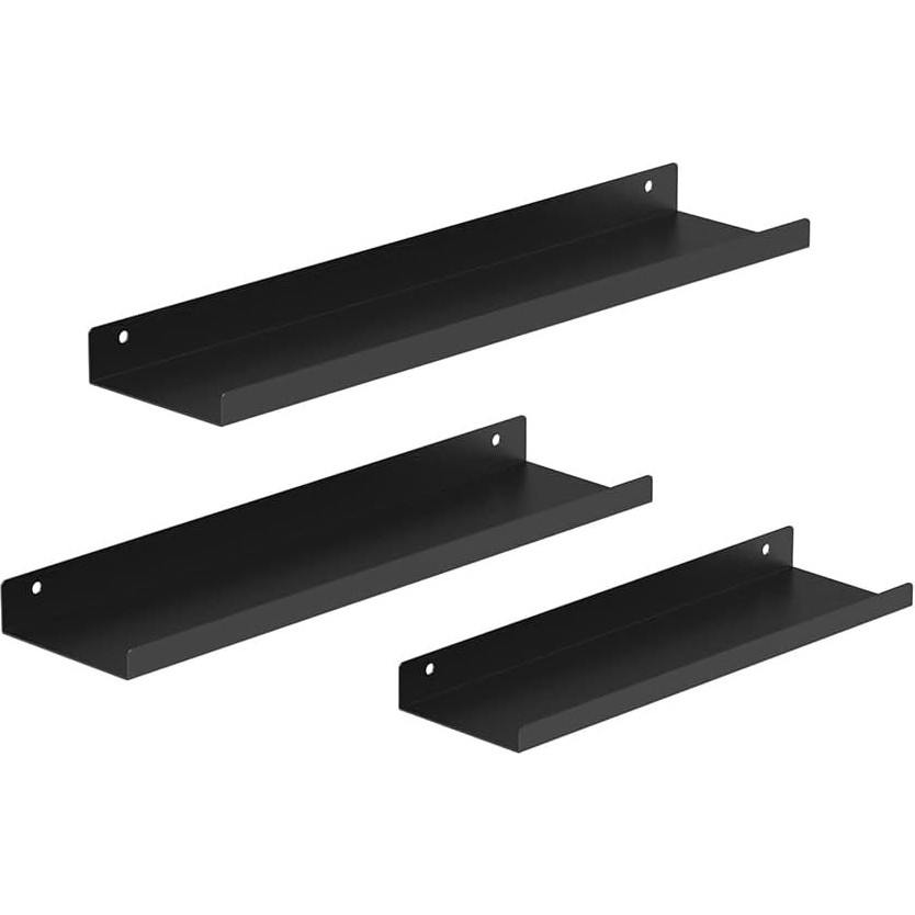 Heugers Metfu Metal Duvar Rafı Seti – Yüzen Raf 3’lü Set, Dekoratif, Dayanıklı, Kolay Montajlı, Mutfak, Salon, Banyo, Yatak Odası Için Uygun Duvar Rafı Fiyatı