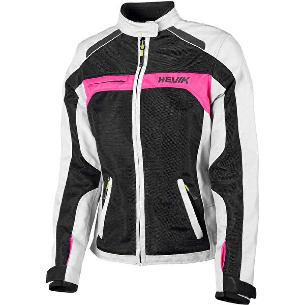 Hevık Scırocco Kadın Mont Gri-Pembe - Pembe - Gri - XS Motorsiklet Montları Fiyatı