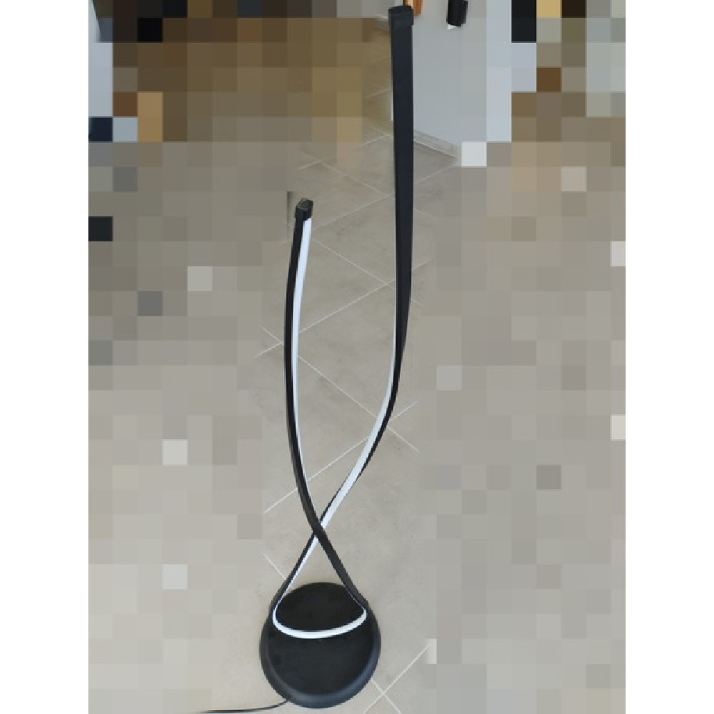 Hevsel Modern LED Lambader Siyah Gövde Rengi, Beyaz Işık Lambader Fiyatı
