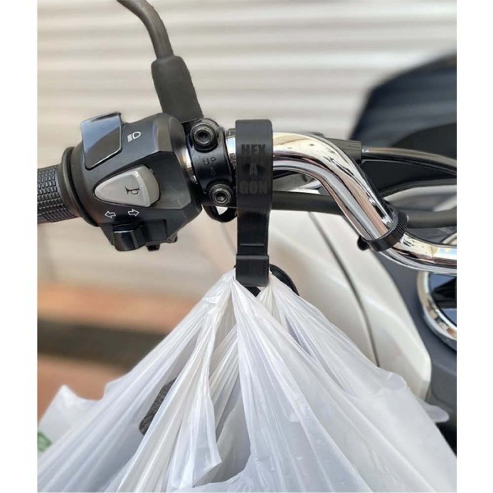 Hexagon Honda Pcx Gidon Poşet Askı Aparatı Siyah / Diğer Açık Gidonlu Motosikletlerle Uyumlu Motorsiklet Aksesuarları Fiyatı