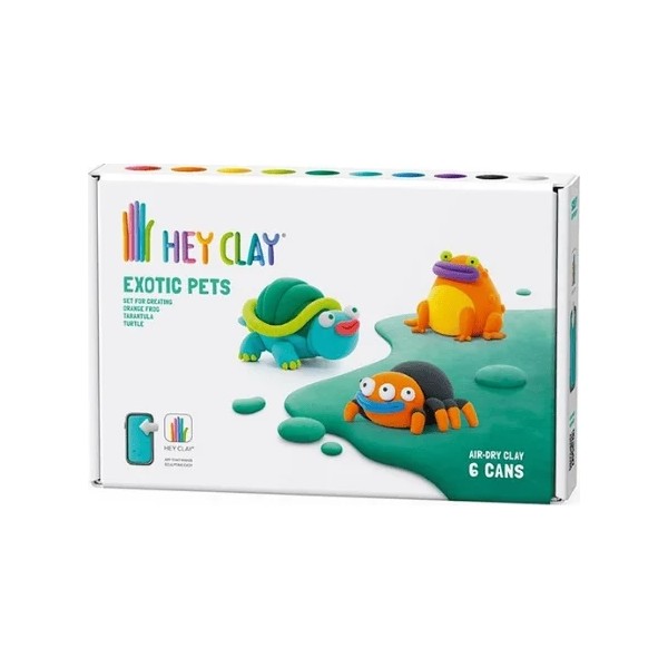 Hey Clay Yaratıcı Kil Seti - Tarantula, Turtle, Orange Frog Diğer Fiyatı