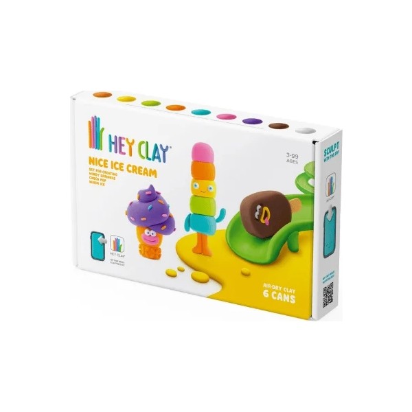 Hey Clay Yaratıcı Kil Seti - Windy Sprinkle, Warm Ice, Choco Pop Diğer Fiyatı