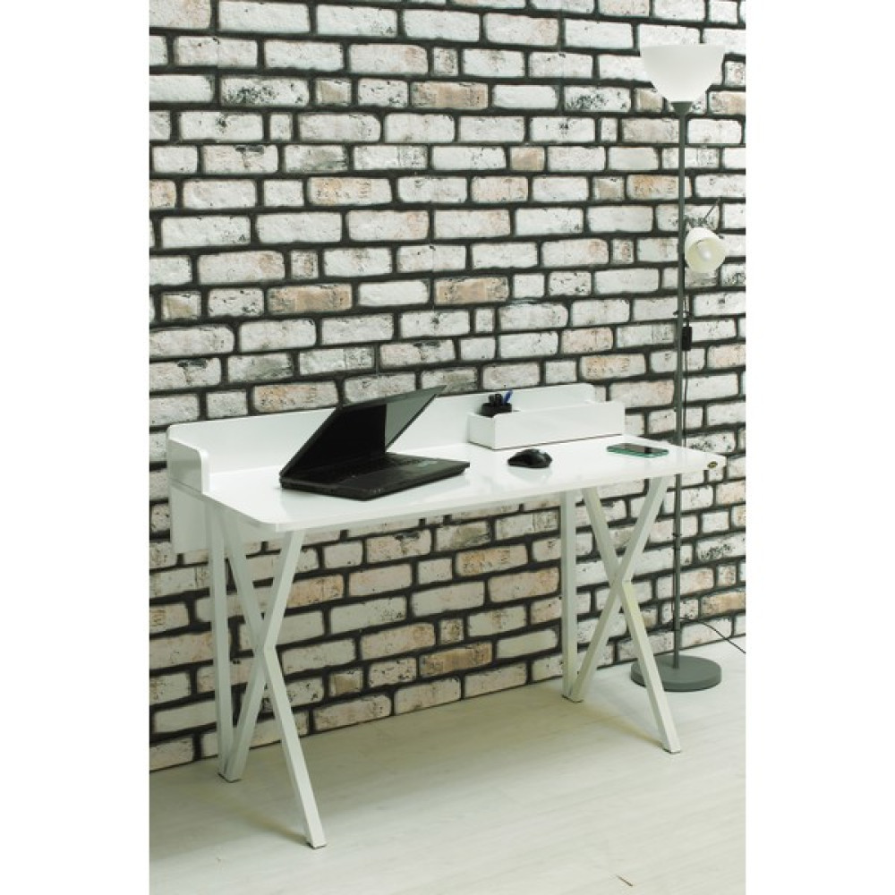 Hey Modüler Mobilya Güneş Beyaz Ayak Çalışma Masası - Y: 74 cm D: 59 cm G: 120 cm Çalışma Masası Fiyatı