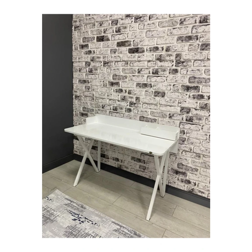 Hey Moduler Mobilya Gunes Beyaz Calisma Masasi Bilgisayar Ofis Masasi Metal Beyaz Ayakli Kalemlik 120 Cm Çalışma Masası Fiyatı