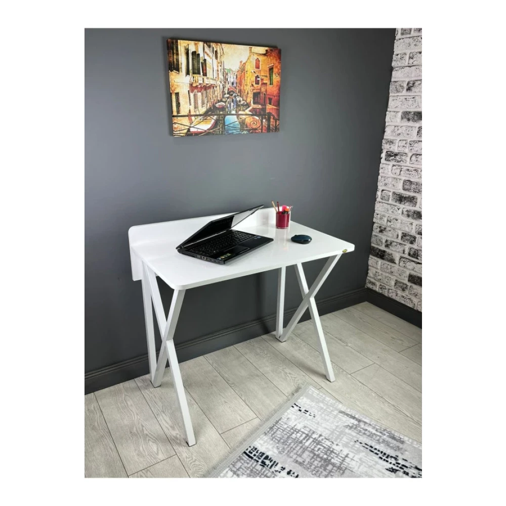 Hey Moduler Mobilya Hayal Beyaz Calisma Masasi Bilgisayar Ofis Masasi Metal Beyaz Ayakli 90 Cm Çalışma Masası Fiyatı
