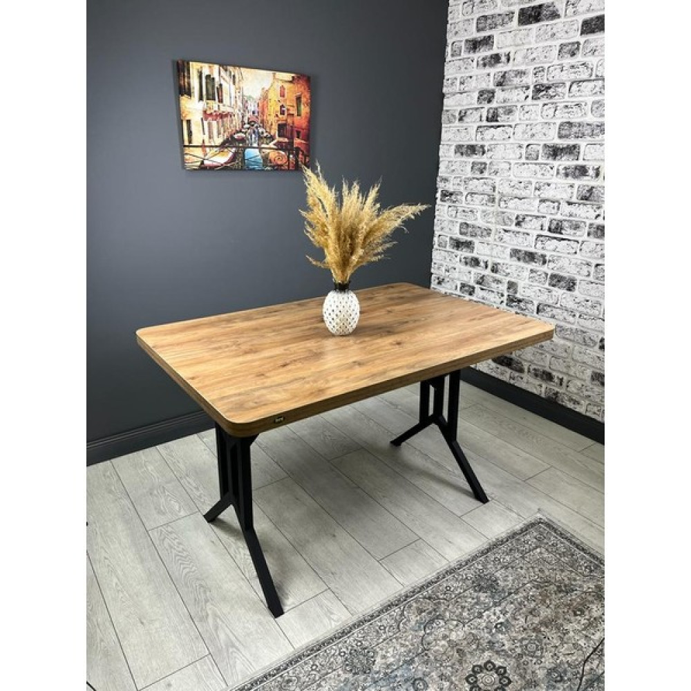 Hey Modüler Mobilya Sultan Mutfak Yemek Masası 120 x 80 cm - Ceviz Yemek & Mutfak Masası Fiyatı