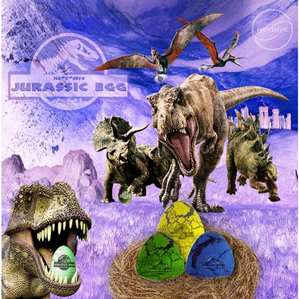 He”y”diye Jurassic Egg Mucize Dinozor Yumurtası (3 Adet) - Gökkuşağı Oto Boyaları Fiyatı