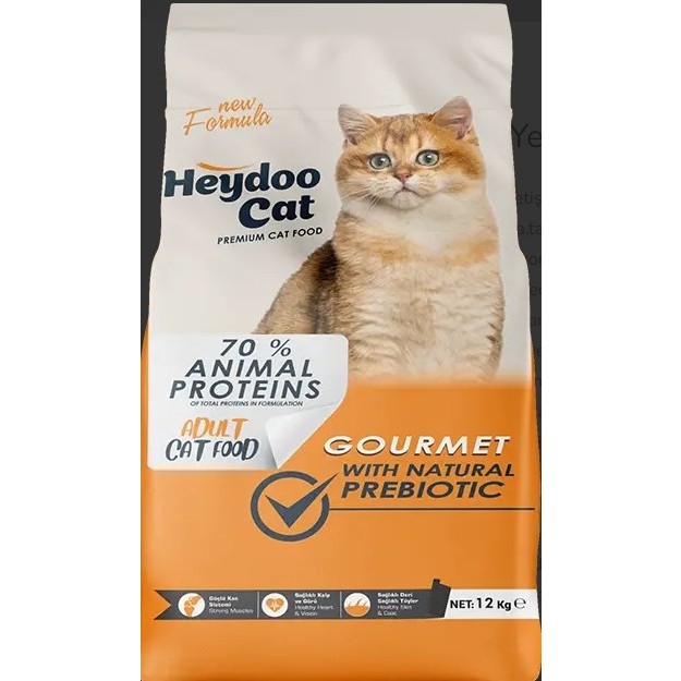 Heydoo Gurme Yetişkin Kedi Maması 12 kg - 12kg Evcil Hayvan Ürünleri Fiyatı