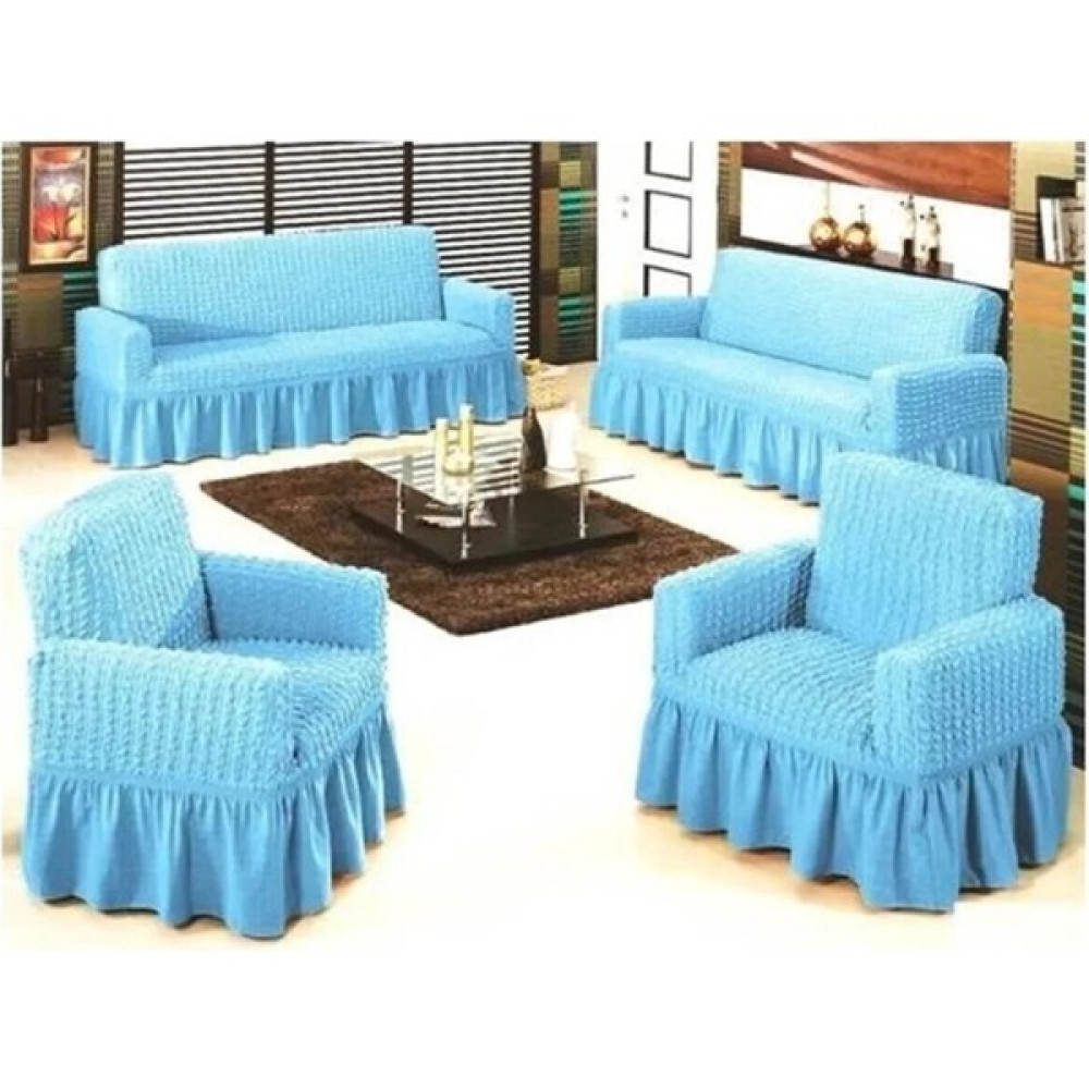 Heytgah Bürümcük Lastikli Kanepe Örtüsü Likralı Koltuk Örtüsü Iki 3lü Iki Tekli Çekyat Örtüsü - Turkuaz - 180 x 230 cm Koltuk & Kanepe Örtüsü Fiyatı