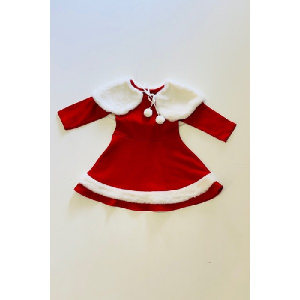 Heyyo Kids Içi Hafif Polarlı Uzun Kollu Eteği Peluş Şeritli Etol Bolero Detaylı Kloş Yılbaşı Elbisesi Kız Çocuk Elbise Fiyatı