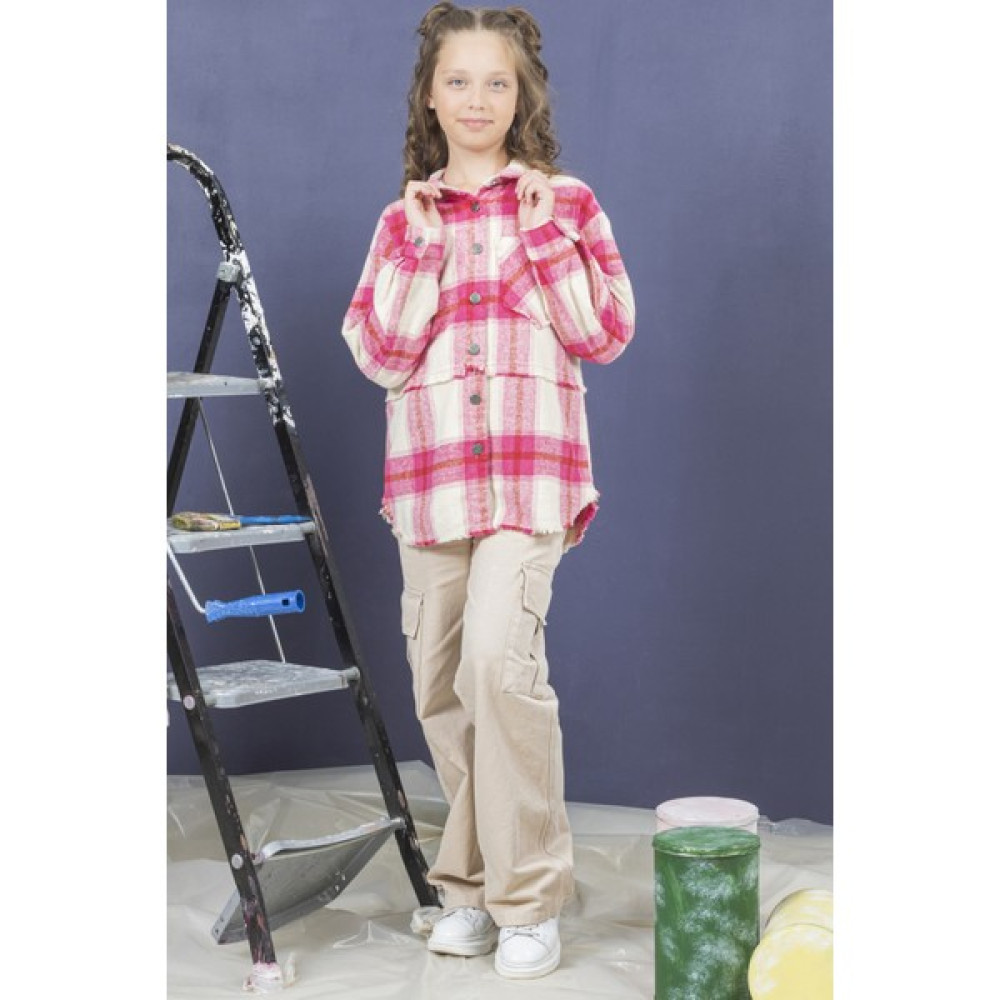 Heyyo Kids Kargo Cepli Beli Lastikli Geniş Paça Yumuşak Palazzo Gabardin Pantolon Kız Çocuk Pantolon Fiyatı