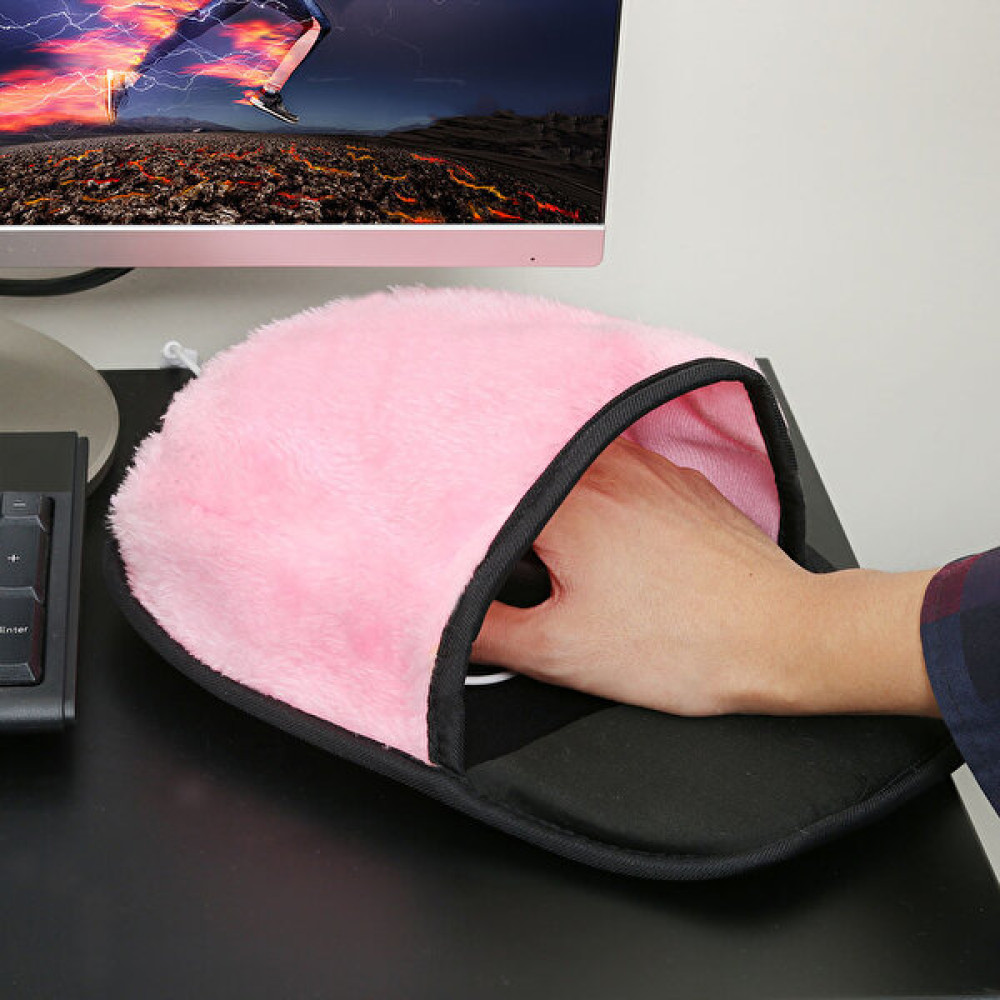 Hezhixing USB Isıtmalı Mouse Pad Mousepad Mat Oyun El Isıtıcı ile Bileklik Sıcak Kış Mouse Mat USB Bağlantı Noktası Fdh (Yurt Dışından) - Pembe Mouse Pad Fiyatı