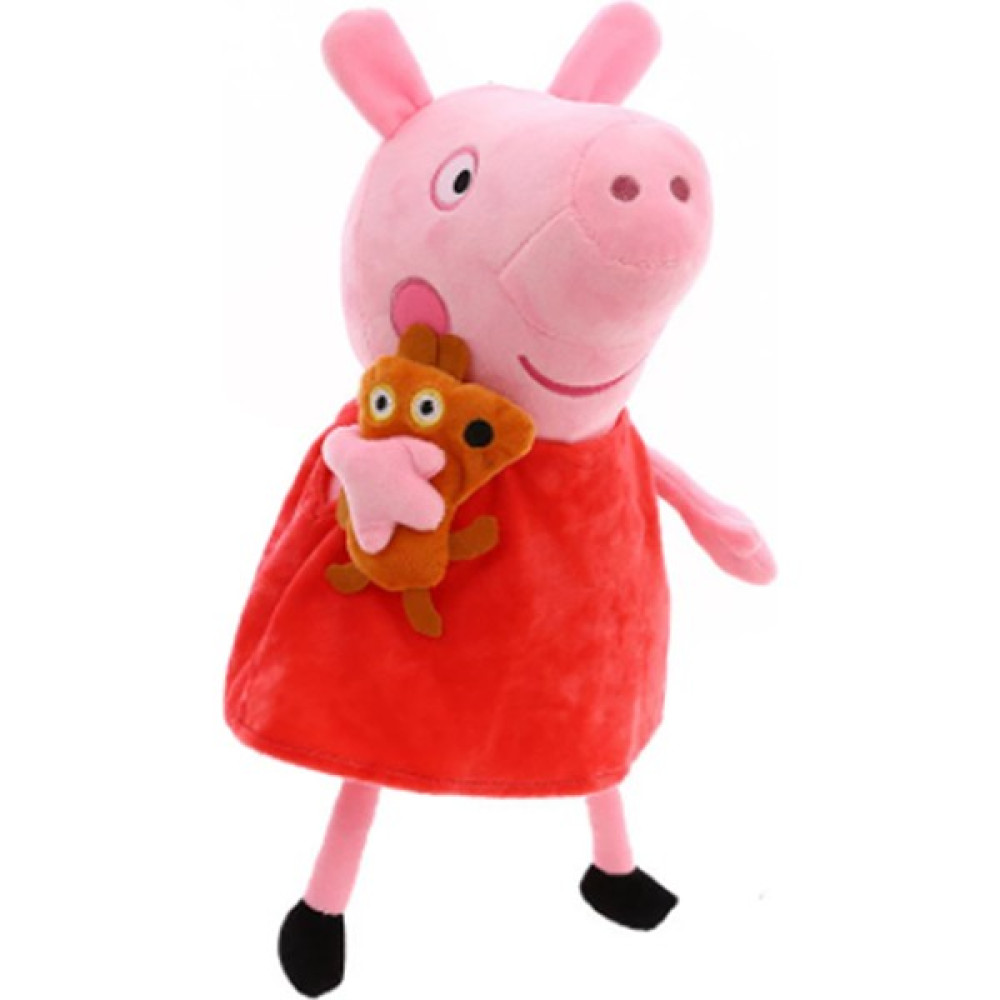 HGM Kırmızı Peppa Pig Yumuşak Domuz Oyuncak 25 cm Peluş Oyuncaklar Fiyatı