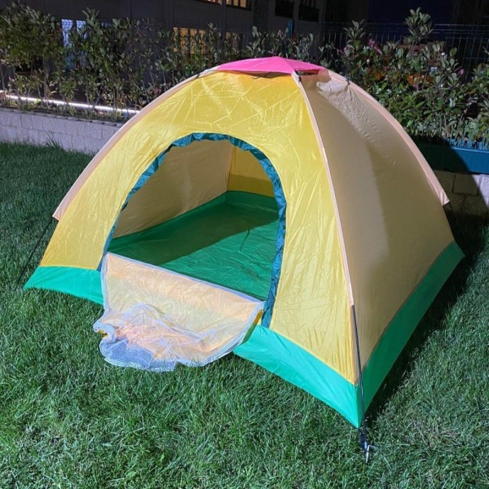 HGüneyli Kolay Kurulumlu Pratik Kamp Çadırı 4 Kişilik (200X200X135) Çadır Fiyatı