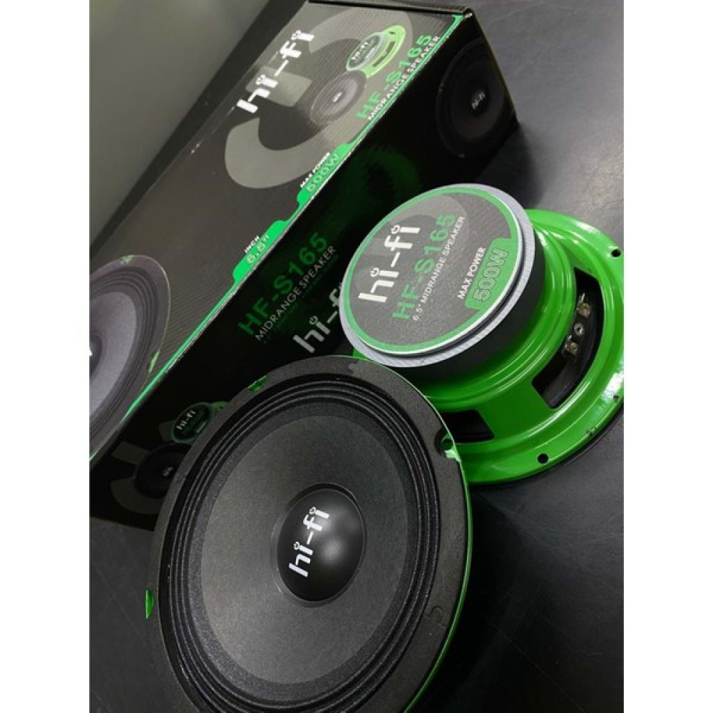 Hi-Fi HF-S165 16CM Midrange 500 Watt Mac POWER+110 Watt Rms 2 Li Paket Halinde Oto Hoparlörleri & SubWoofer Fiyatı