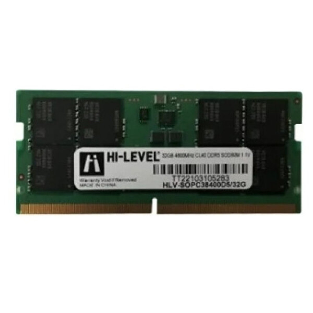 Hi-Level Hlv-Sopc38400D5/32G 32 GB (1x32 GB) Ddr5 4800 MHz Cl40 Notebook RAM RAM Bellekler Fiyatı