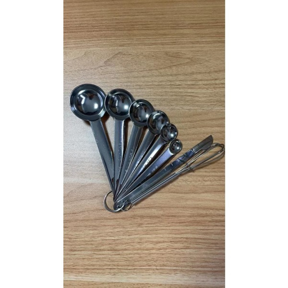 Hi Stores 8 Parça Paslanmaz Çelik Ölçü Kaşığı Ölçü Kaşığı Seti - Gümüş ( Yurt Dışından ) Mutfak Gereçleri Fiyatı
