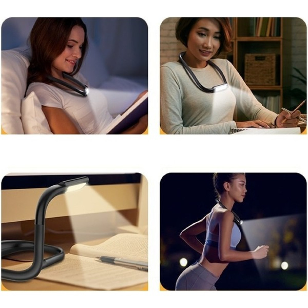 Hi-Tech LED Açık USB Şarj Asılı Boyun Okuma Lambası Öğrenci Yurdu Gece Lambası (Yurt Dışından) - Beyaz Oto Boyaları Fiyatı