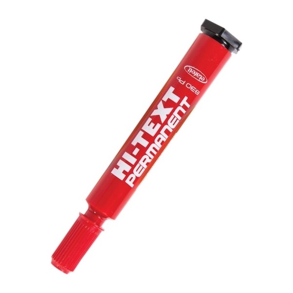 Hi-Text Hı-Text Permanent Marker ( Koli Kalemi ) Yuvarlak Uç Siyah 12 Li 830 - Kırmızı Kalem & Yazı Gereçleri Fiyatı