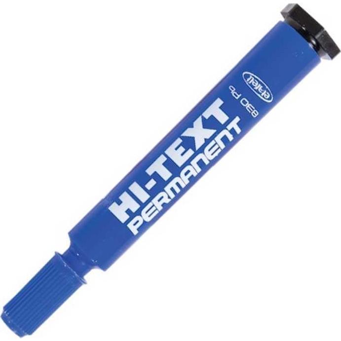 Hi-Text Hı-Text Permanent Marker ( Koli Kalemi ) Yuvarlak Uç Siyah 12 Li 830 - Mavi - Kesik Uç Kalem & Yazı Gereçleri Fiyatı