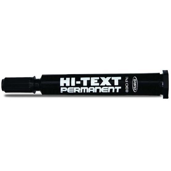 Hi-text Kesik Uçlu Siyah Permanent Marker