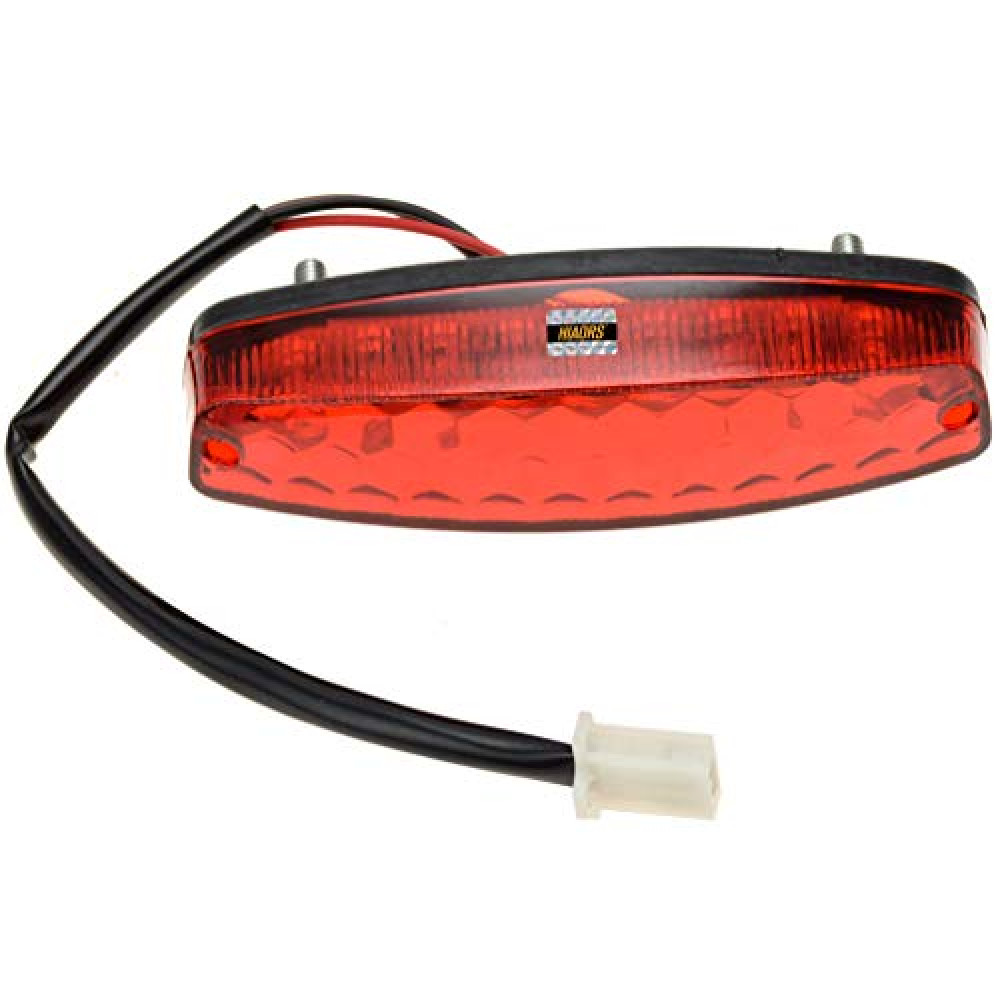 HIAORS LED Rear Tail Brake Light for 50cc 70CC 90cc 110cc 125cc Taotao SunL JCL Coolster Roketa Kazuma Chinese ATVs Quad 4 Wheeler Parts Red