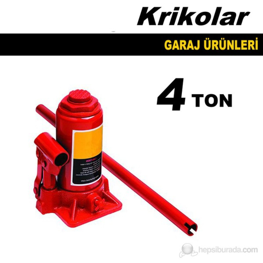 Hidrolik Şişe Tip Kriko 4 Ton 40041 Trafik Malzemeleri Fiyatı