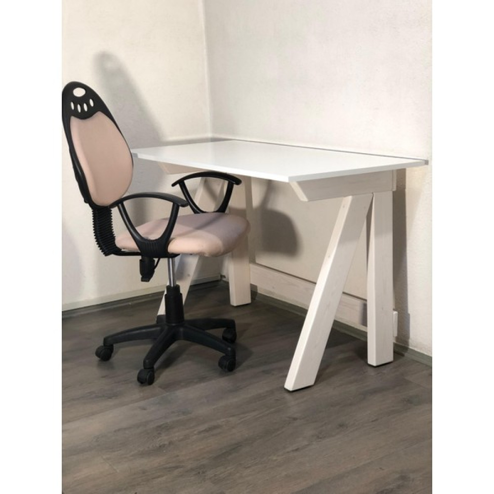 Hier Ahşap Doğal Çalışma Masası Ahşap Ofis Masası Dekoratif Ahşap Masa - 120 x 60 - Beyaz Çalışma Masası Fiyatı