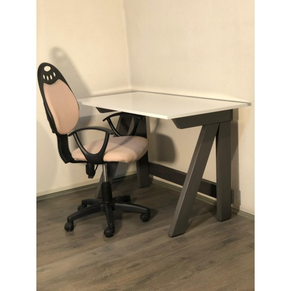 Hier Ahşap Doğal Çalışma Masası Ahşap Ofis Masası Dekoratif Ahşap Masa - 120 x 60 - Gri Çalışma Masası Fiyatı