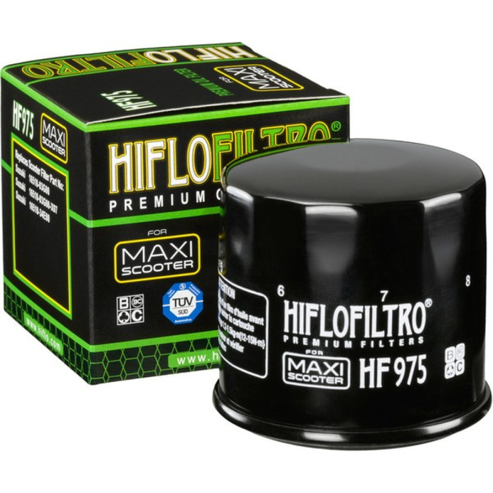 Hiflo HF975 Premium Metal Motosiklet Yağ Filtresi TUV Onaylı Motorsiklet Aksesuarları Fiyatı