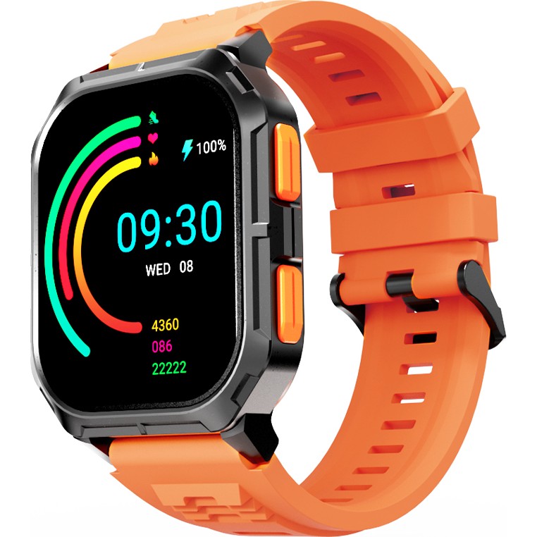 HiFuture Ultra3 Bluetooth 5.2 IP68 Su Geçirmez 2.01 inç Always On Display Nabız Spor Kan Oksijen Takibi iOS&Android Uyumlu Akıllı Saat 52mm Turuncu Akıllı Saat Fiyatı