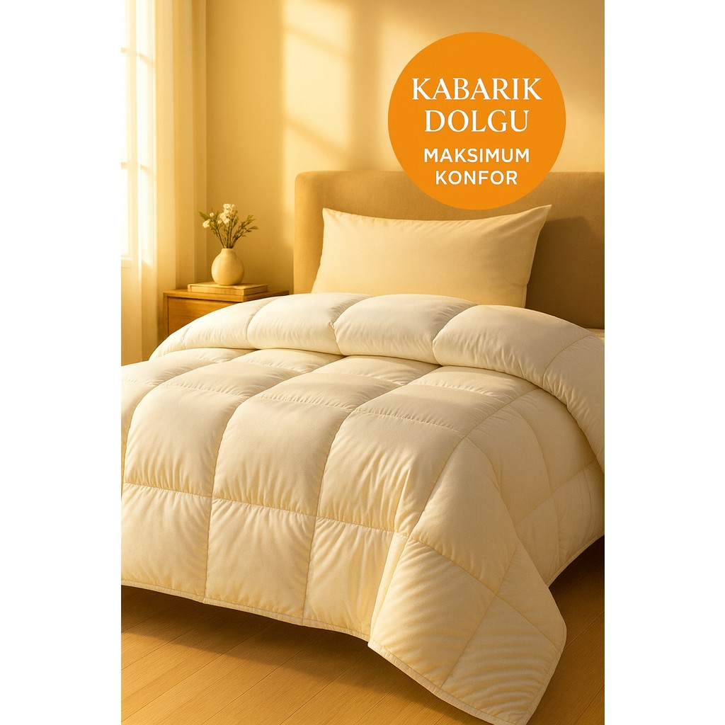 Hig Home Luxesleep Tek Kişilik Yorgan 155 x 215 cm Hava Geçirgen 100% Mikrofiber Beyaz Renk Yorgan Fiyatı