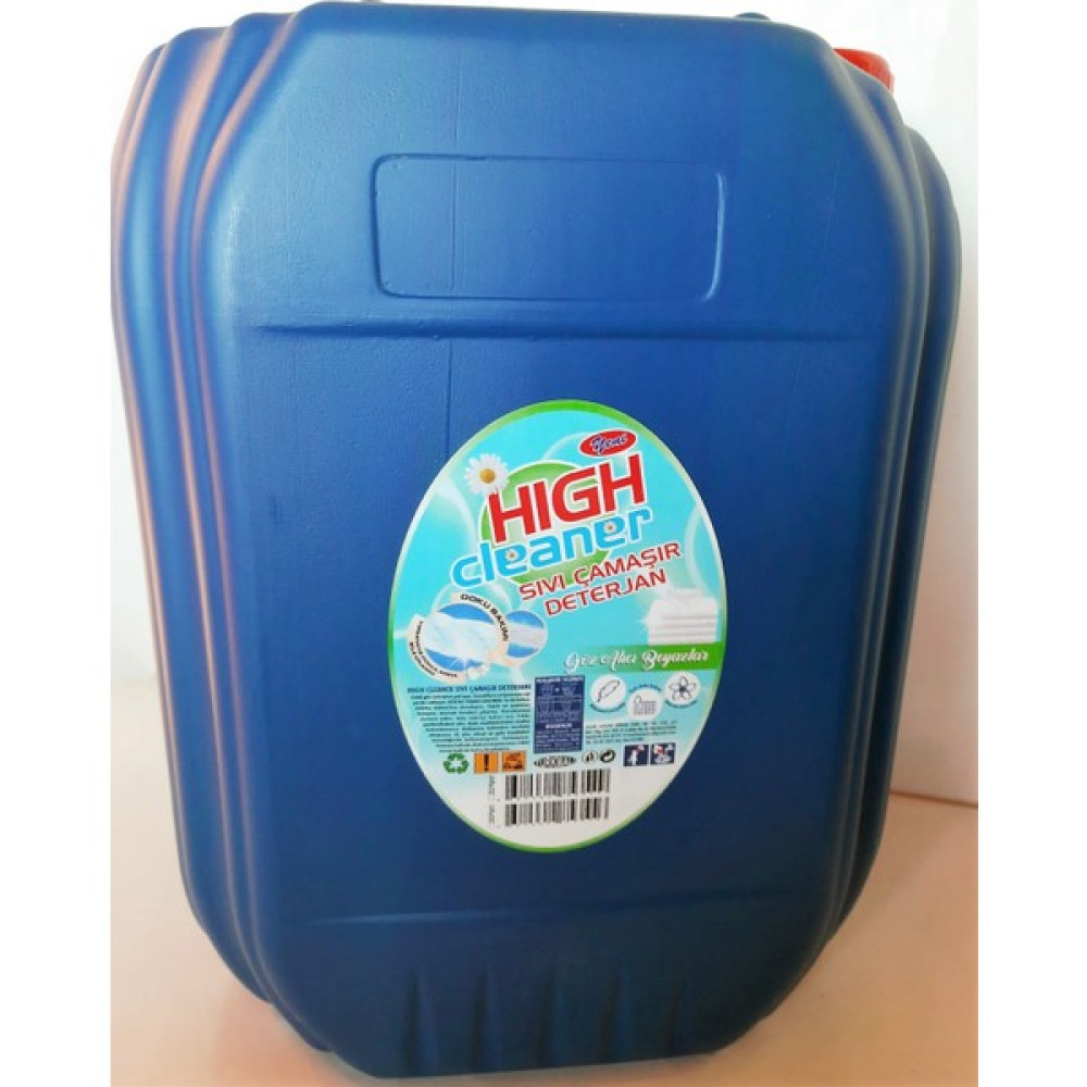 High Cleaner Sıvı Çamaşır Deterjanı Beyazlar 20 kg - 20 lt Çamaşır Deterjanı Fiyatı