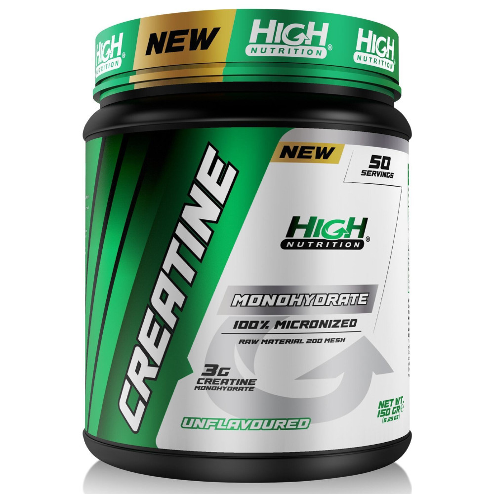 High Nutrition %100 Micronized Creatine Monohydrate 150 Gr 50Servis 1 Serviste 3 Gr Kreatine Sporcu Besinleri Fiyatı