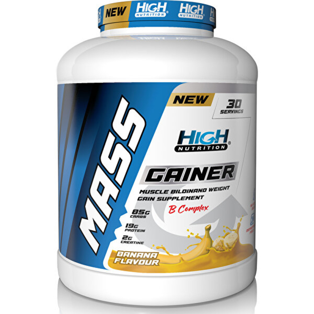 High Nutrition Mass Gainer 3600 gr Muz Aromalı Kilo Almaya Yardımcı Hacimkütle Kas Karbonhidrat Tozu Sporcu Besinleri Fiyatı