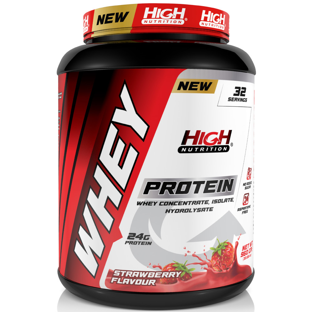 High Nutrition Nutrition Whey Protein 960 gr Çilek Aromalı Protein Tozu 24 grProtein Protein Tozları Fiyatı