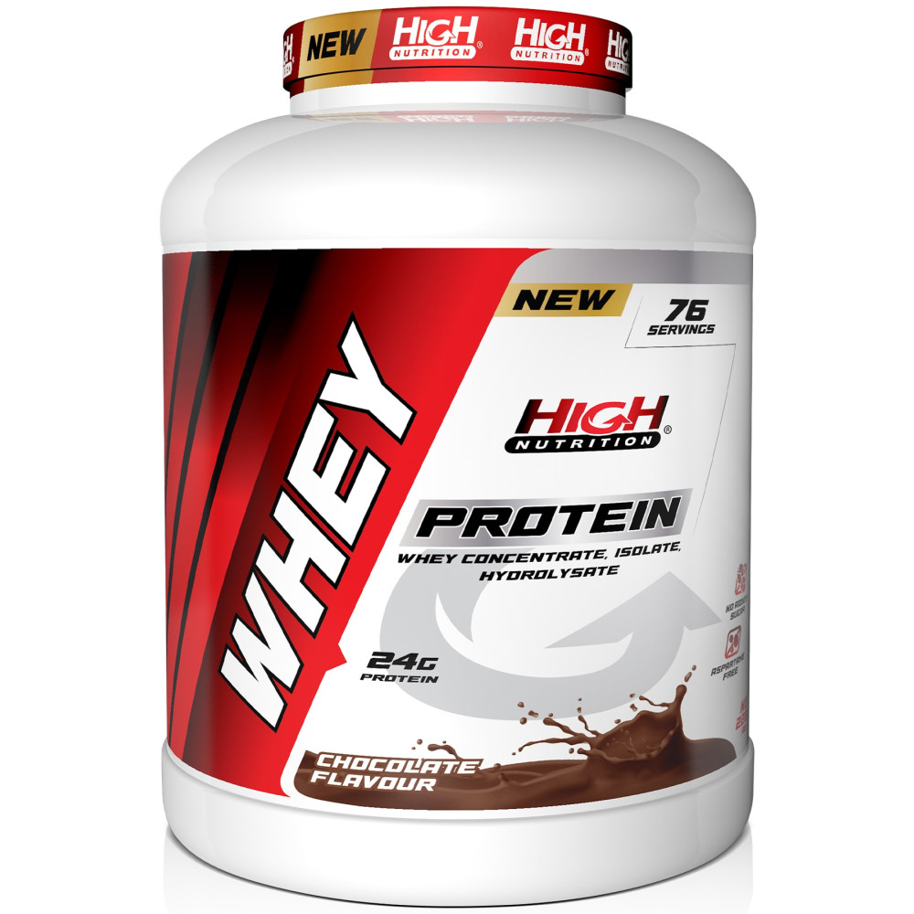 High Nutrition Protein Tozu 2280 Gr Çikolata Aromalı Whey Protein 24 Gram Protein 76 Servis Protein Tozları Fiyatı