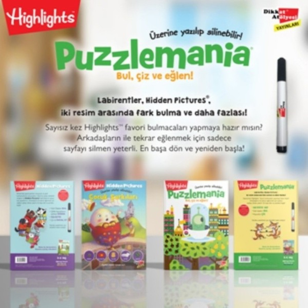 Highlights Wowo Bul, Çiz Ve Eğlen 2'Li Set Zeka Geliştirici Kitaplar Fiyatı