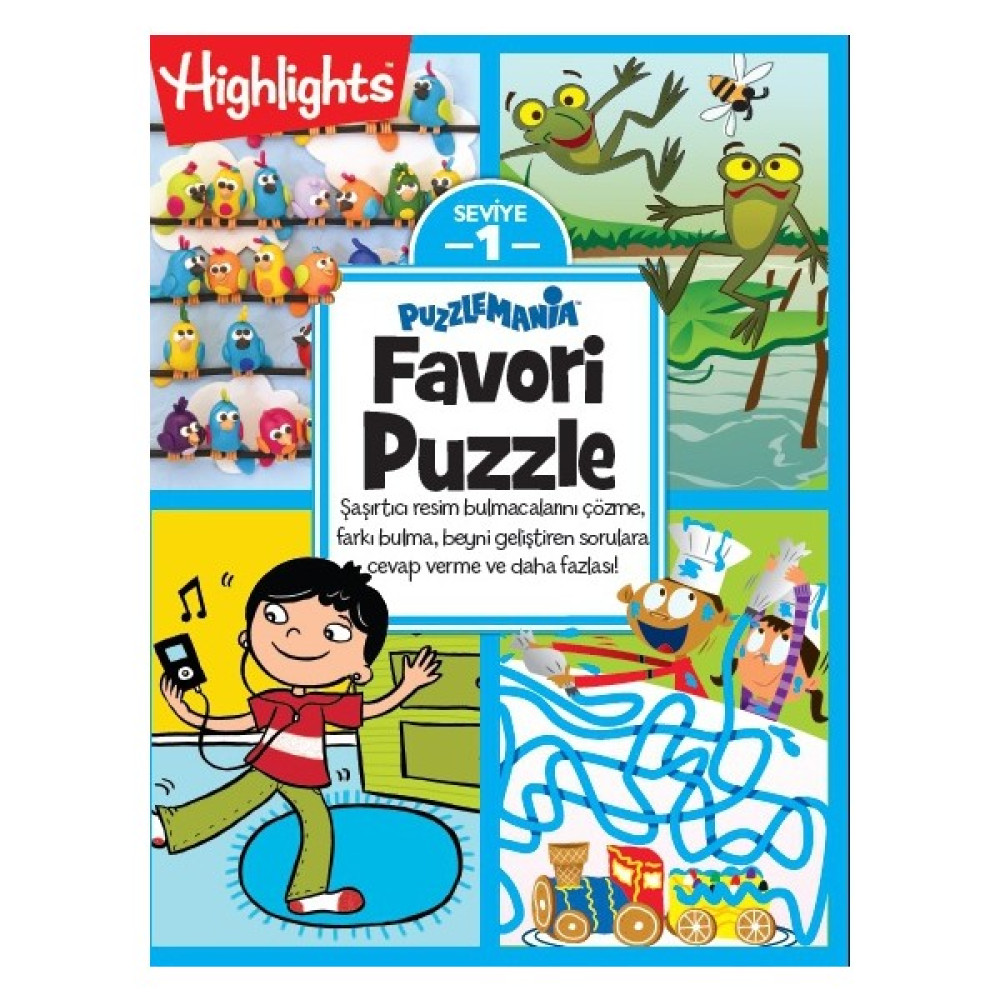 Highlights&Dikkat Atölyesi Puzzlemania Favori Puzzle 4'Lü Set (6 Yaş Ve Üzeri) Zihinsel Gelişim Kitapları Fiyatı