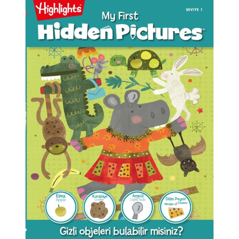 Highlights&Dikkat Atölyesi Yayınları My First Hidden Pictures 4'lü Set (3-6 yaş) Zihinsel Gelişim Kitapları Fiyatı