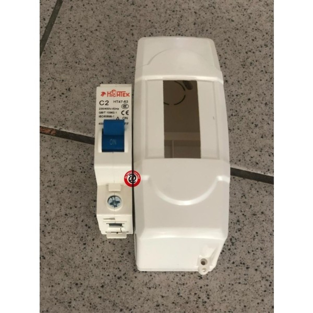 Hıghtek 2 Amper C Tipi Kombi Siğortası Otomat + Tekli Sigorta Kutusu Kombi Siğortası =(Garanti)= Yedek Parça - Elektrikli El Aletleri Fiyatı