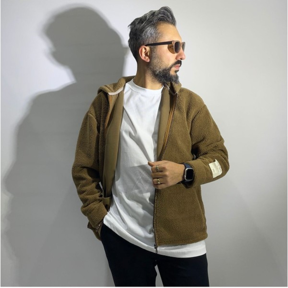 Higo Fermuarlı Erkek Peluş Oversize Hırka Erkek Hırkalar Fiyatı