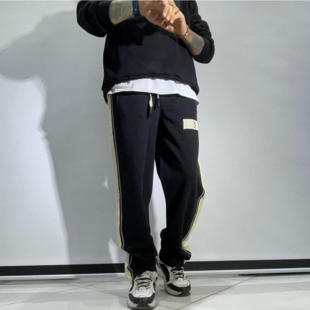 Higo Yanları Şerit Detaylı Erkek Baggy Eşofman Altı Erkek Eşofman Fiyatı
