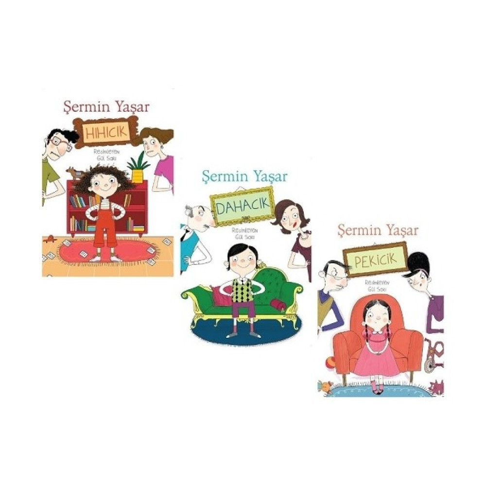 Hıhıcık - Pekicik - Dahacık / 3 Kitap Set - Şermin Yaşar Çocuk Öykü Fiyatı