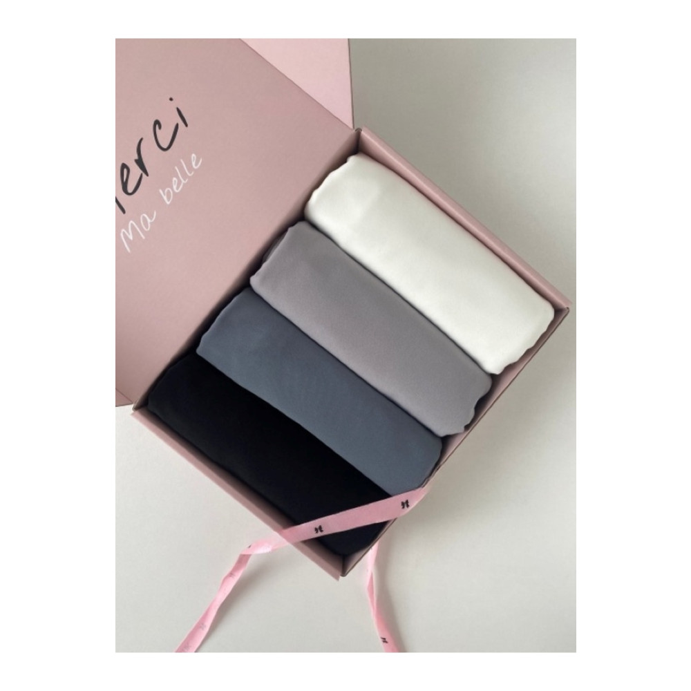 hijabchi Penye Şal 4’lü Set Jersey Shawl Lycra Shawl Jersey Hijab Lycra Hijab 70 x 180 Beden Şal Fiyatı