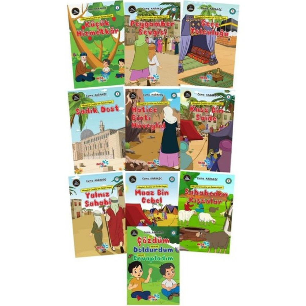 Hikayelerle Çocuklar İçin Sahabe Hayatı Set (10 Kitap Takım) - Cuma Karakoç Okul Öncesi Eğitici & Öğretici Kitaplar Fiyatı