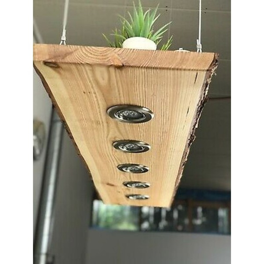 Hikioe Yemek Odası Salon Cafe Kütük Avize - Ahşap - 1'li Avize Fiyatı